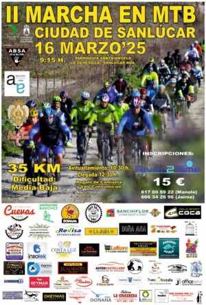 II MARCHA EN MTB CIUDAD DE SANLÚCAR