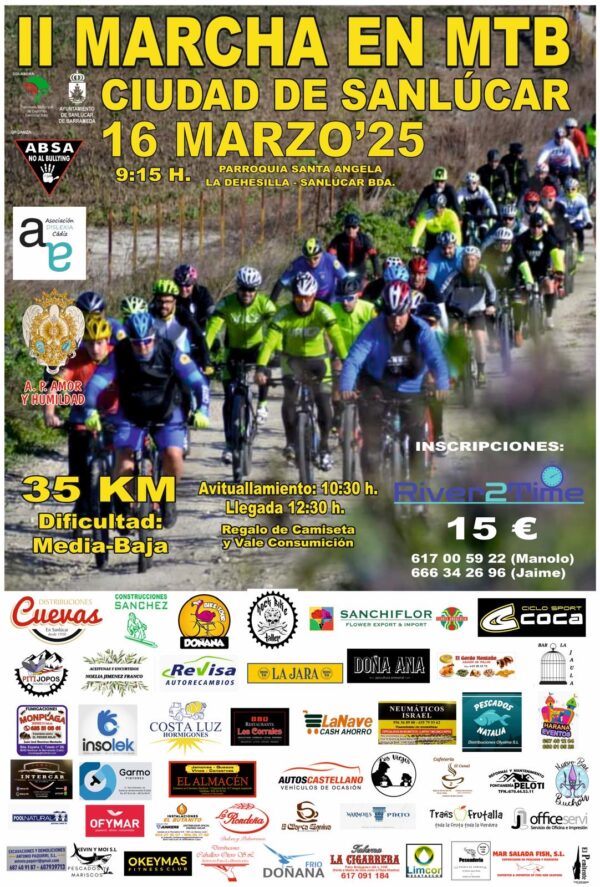 II MARCHA EN MTB CIUDAD DE SANLÚCAR