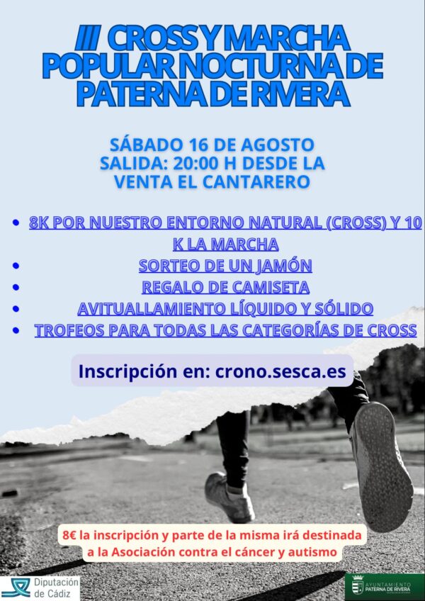 III CROSS Y MARCHA NOCTURNA DE PATERNA DE RIVERA (old)